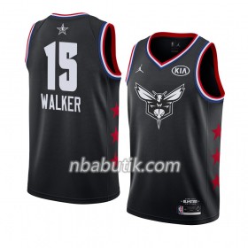 NBA Mænd Trøje Charlotte Hornets Kemba Walker 15 2019 All-Star Jordan Brand Sort Swingman